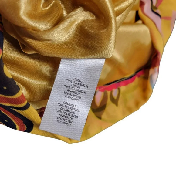 Tahari Georgette Paisley Lined Skirt Size Small - Picture 7 of 8